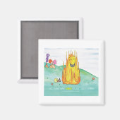 ...und dann war Vibhu Feuer und Flamme - Buchcover Magnet (Vorderseite/Rückseite)