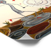 Und das Gericht lief mit dem Spoon Print weg Poster (Ecke)