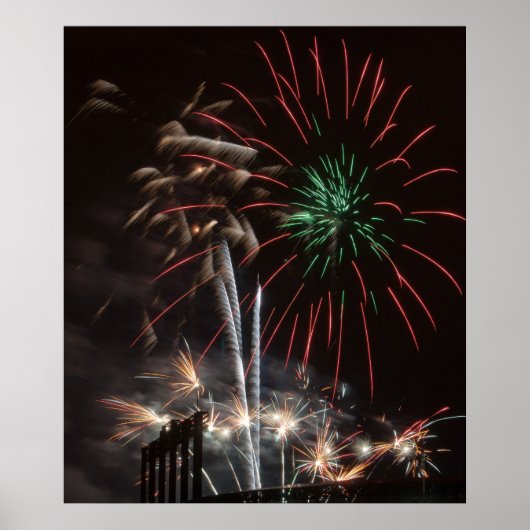 ...und das Rot-, Grün- und Goldglas Poster (Vorne)