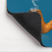 Und das weiß Smoke Pipe Know Mousepad (Ecke)