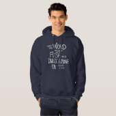 Und das Wort wurde Fleisch Hoodie (Vorne ganz)