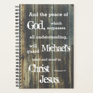 Und der Friede Gottes-Schrift Christlicher Planer