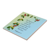 Und der Frieden Gottes, der den Bibelvers übertrif Fliese (Seite)