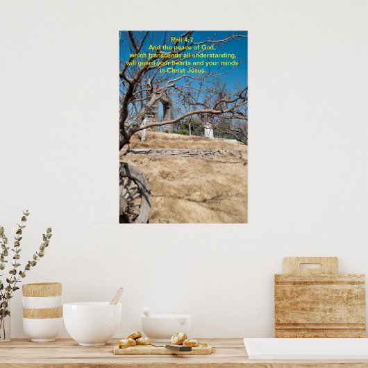 Und der Frieden Gottes, Poster (Küche)