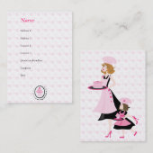 Und der Kuchen war rosa und sie war klein Visitenkarte (Vorne/Hinten)