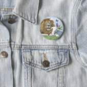 Und der Löwe wird beim Lamm liegen Button (Beispiel)