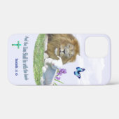 Und der Löwe wird beim Lamm liegen Case-Mate iPhone Hülle (Rückseite (Horizontal))