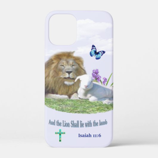 Und der Löwe wird beim Lamm liegen Case-Mate iPhone Hülle (Rückseite)