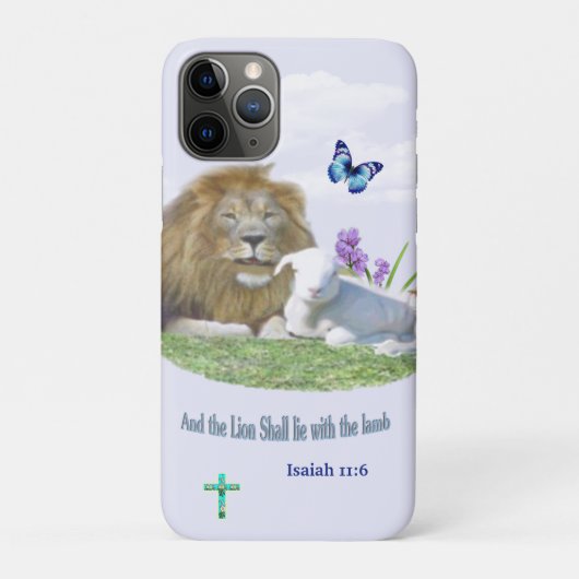 Und der Löwe wird beim Lamm liegen Case-Mate iPhone Hülle (Rückseite)