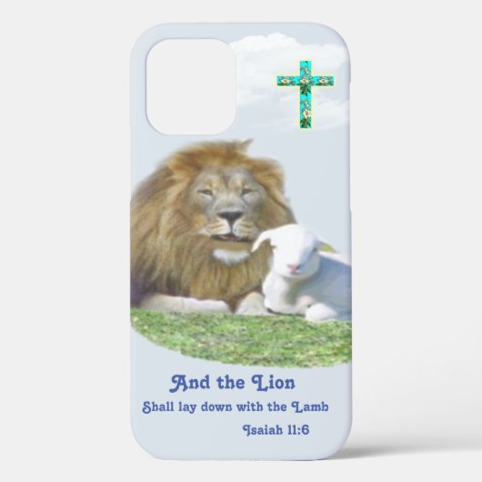 Und der Löwe wird beim Lamm liegen Case-Mate iPhone Hülle (Rückseite)