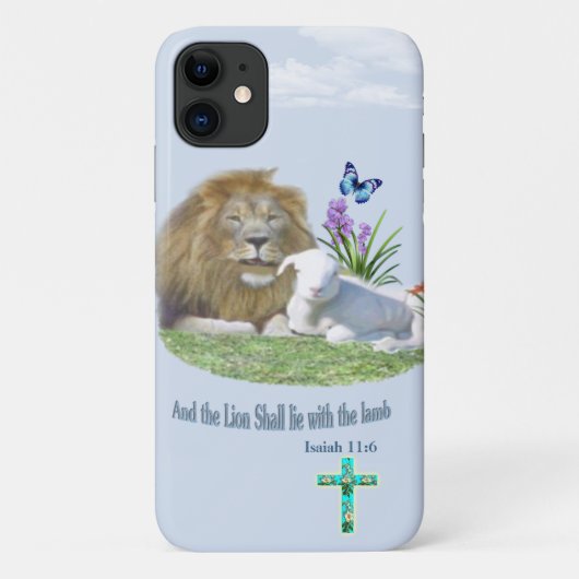 Und der Löwe wird beim Lamm liegen Case-Mate iPhone Hülle (Rückseite)