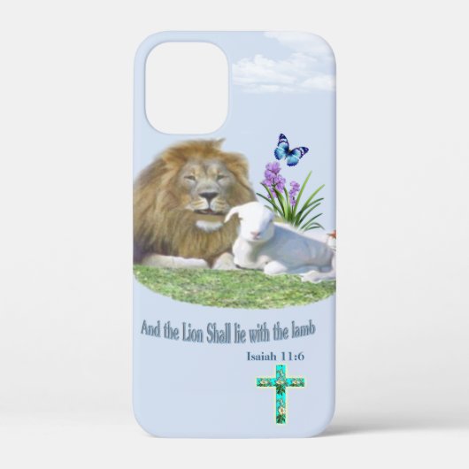 Und der Löwe wird beim Lamm liegen Case-Mate iPhone Hülle (Rückseite)