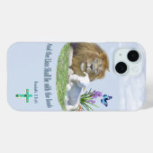Und der Löwe wird beim Lamm liegen Case-Mate iPhone Hülle (Rückseite (Horizontal))