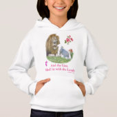 Und der Löwe wird beim Lamm liegen Hoodie (Vorderseite)