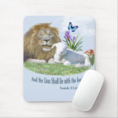 Und der Löwe wird beim Lamm liegen Mousepad (Mit Mouse)