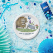 Und der Löwe wird beim Lamm liegen Pappteller (Party)