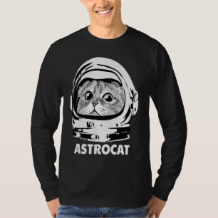 Und der Niedliche Astronautenkatze-Anzug im Weltra T-Shirt