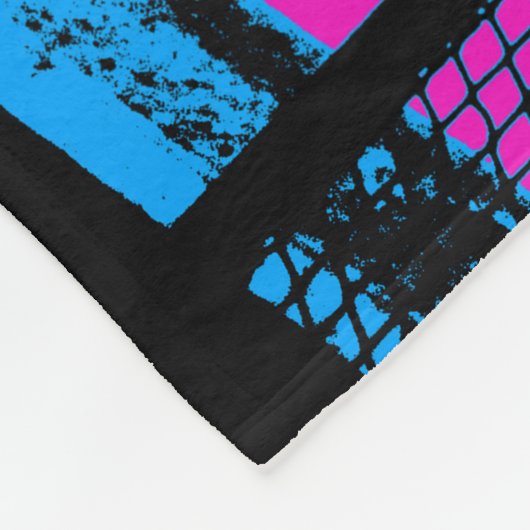 Und der Puck hält hier an! - Eishockey Goalie Fleecedecke (Ecke)