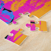 Und der Puck hält hier an! - Eishockey Goalie Puzzle (Seite)