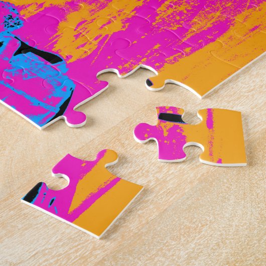 Und der Puck hält hier an! - Eishockey Goalie Puzzle (Seite)