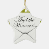 Und der Sieger ist Umschlag Keramik Ornament (Rechts)