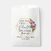 Und die beiden werden zu einer einzigen Vertragspa Geschenktütchen (Vorderseite)