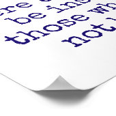 Und die, die tanzen gesehen wurden - Musikangebot Poster (Ecke)