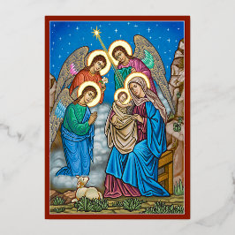 Und die Engel waren erstaunt Folieneinladung