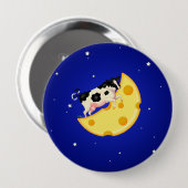 Und die Kuh sprang über den Käsemond Button (Vorne & Hinten)