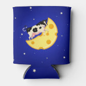 Und die Kuh sprang über den Käsemond Dosenkühler (Vorderseite)