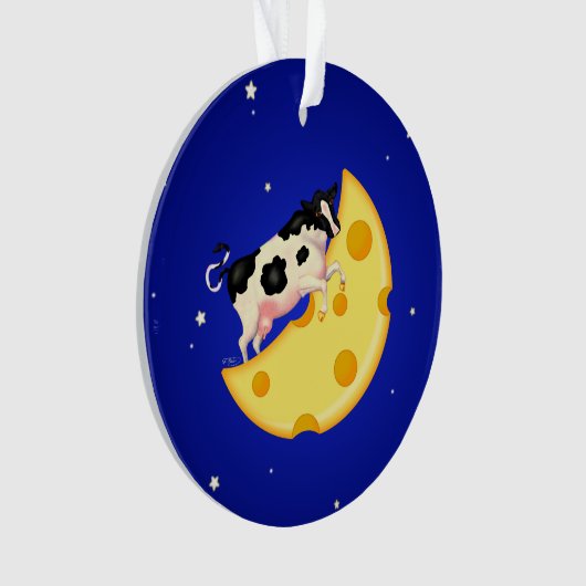 Und die Kuh sprang über den Mond Ornament (Vorderseite)