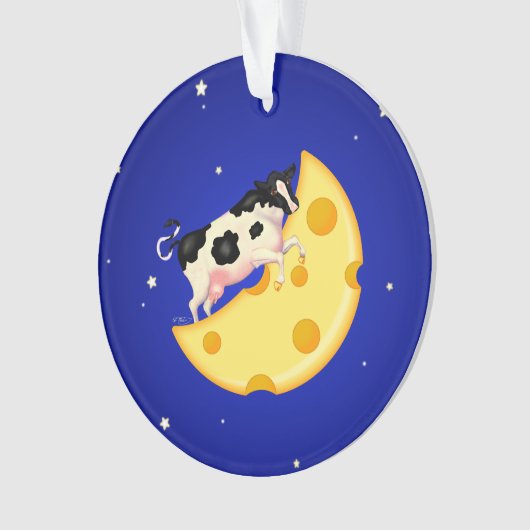 Und die Kuh sprang über den Mond Ornament (Vorderseite)