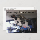 Und die Kuh sprang über den Mond Postkarte (Vorne/Hinten)