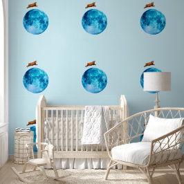 Und die Kuh sprang über den Mond Tapete