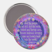 "Und die Leute saßen still" Inspirivity Magnet (Vorderseite/Rückseite)