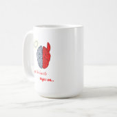 Und die Schlacht wütet (Gut gegen Böse) Kaffeetasse (Vorderseite Links)