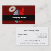 Und die Schlacht wütet (Gut gegen Böse) Visitenkarte (Vorne/Hinten)