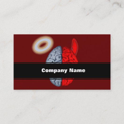 Und die Schlacht wütet (Gut gegen Böse) Visitenkarte (Vorderseite)