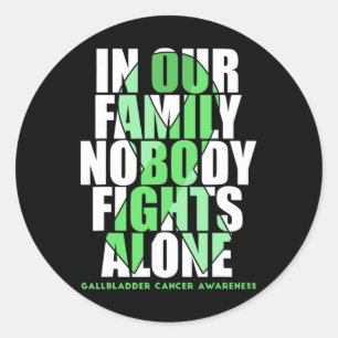 Und die Unterstützung für das Bewusstsein für den  Runder Aufkleber