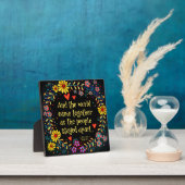 Und die Welt kam zusammen Inspiritivität Fotoplatte (InSitu)