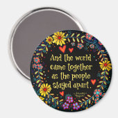 Und die Welt kam zusammen Magnet (Vorderseite/Rückseite)