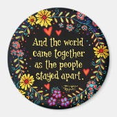 Und die Welt kam zusammen Magnet (Vorne)