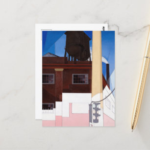 ...und die Zuhause der Tapferen von Charles Demuth Postkarte