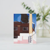 ...und die Zuhause der Tapferen von Charles Demuth Postkarte (Stehend Vorderseite)