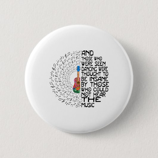 Und diejenigen, die getanzt werden sollten, dachte button (Vorderseite)