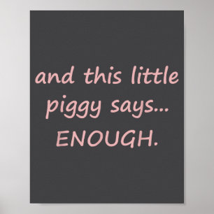Und dieser kleine Ggy sagt genug lustiger sarkasti Poster