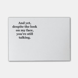 Sarkastische Zitate Post It Klebezettel Zazzle De