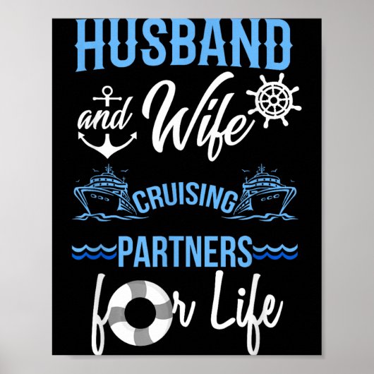 Und Ehemann Ehefrau Kreuzfahrtpartner Lebens Poster (Vorne)