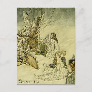 Und ein Fairy Song - Arthur Rackham Postkarte