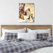 Und ein Fairy Song von Arthur Rackham Leinwanddruck (Insitu (Schlafzimmer))